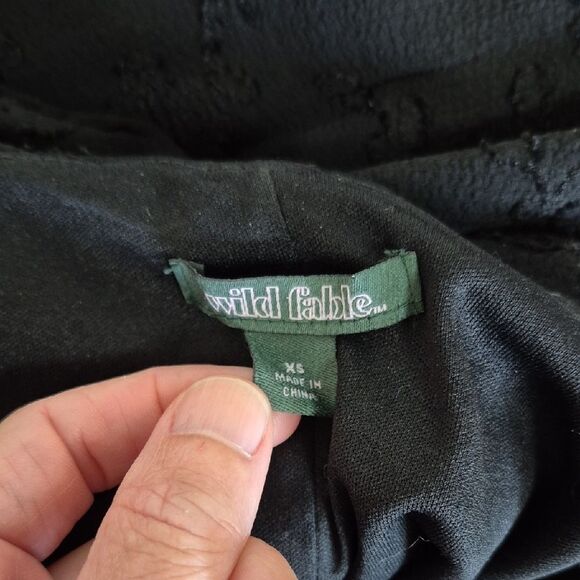 Wild Fable Black Asymmetrical Spaghetti Strap Sundress - Picture 2 of 11